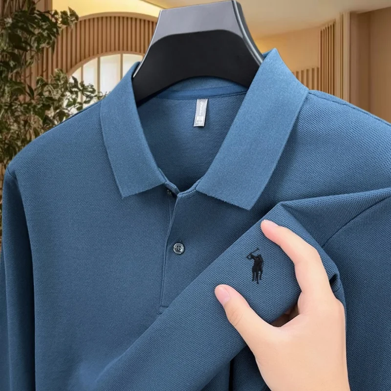 

100% pure cotton fashion men's brand spring and autumn hotline new item pony exquisite embroidery comfortable casual long sleeve