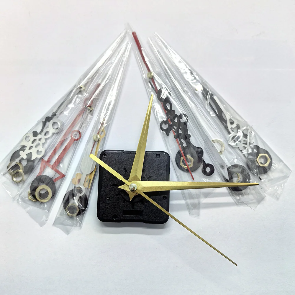 5 Pieces DIY Wall Quartz Clock Movement Pointer Hands Repair Tool Part Kit Replacement E