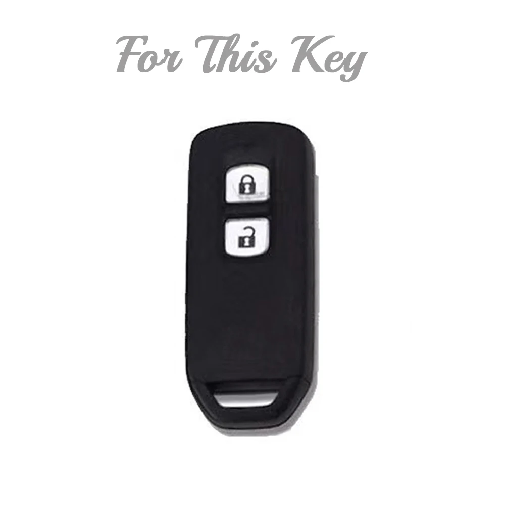 2 Buttons Car Key Case Cover for Honda N-BOX JF1 / JF2 N-BOX+ Plus N Wagon New Nbox N-One Custom JF3 / JF4 TPU Shell Fob Holder