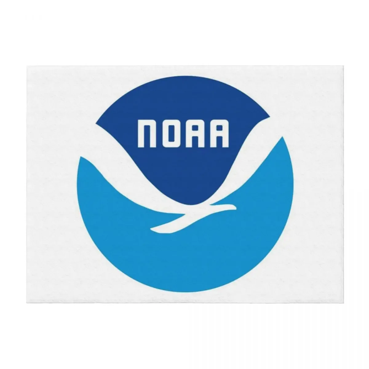

NOAA Logo Throw Blanket for babies Flannels Polar Stuffeds Blankets