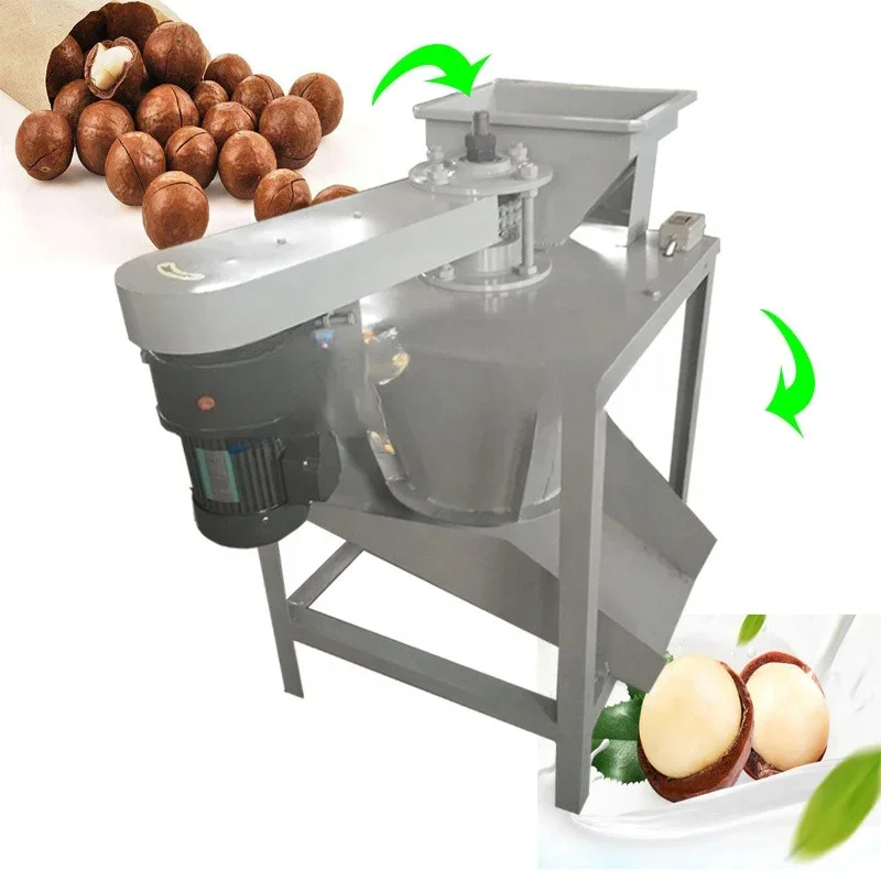 High Quality Walnut Sheller Shucker Breaker Cracker Macadamia Remove Machine Automatic Shelling Breaking