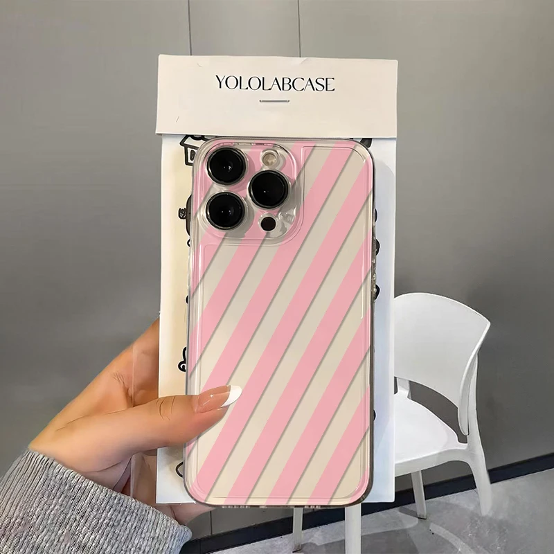 Bunte Streifen Handyhülle für Samsung Galaxy S26 S23 S24 S22 S25 Ultra Plus Cover für Galaxy S25+ S24+ S23+ S26+ S22+ Fundas