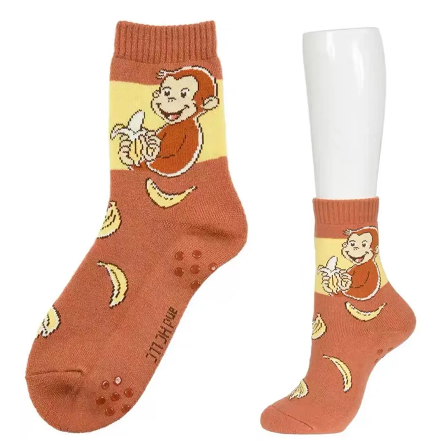 

Новые кавайные аниме «Людовитый Джордж Обезьяна», детские противоскользящие гольфы для мальчиков, носки для женщин