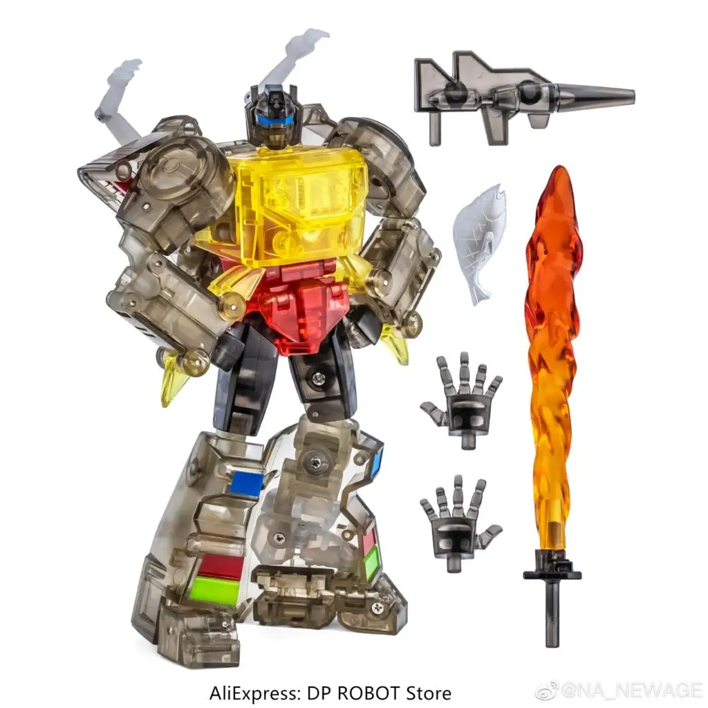 

NEW IN STOCK Newage Transformation NA H44T Transparent Grimlock Ymir G1 Animation Small Scale Action Figure With Box