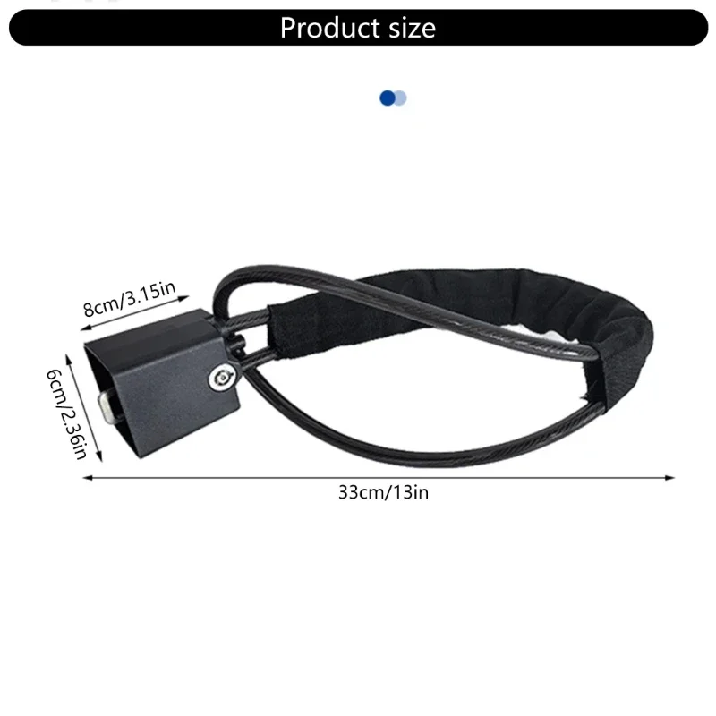 Universal Car Steering Wheel Lock Heavy Duty Anti Theft Security Device For Vehicles SUVs Compact Car Quick Installation D7YA