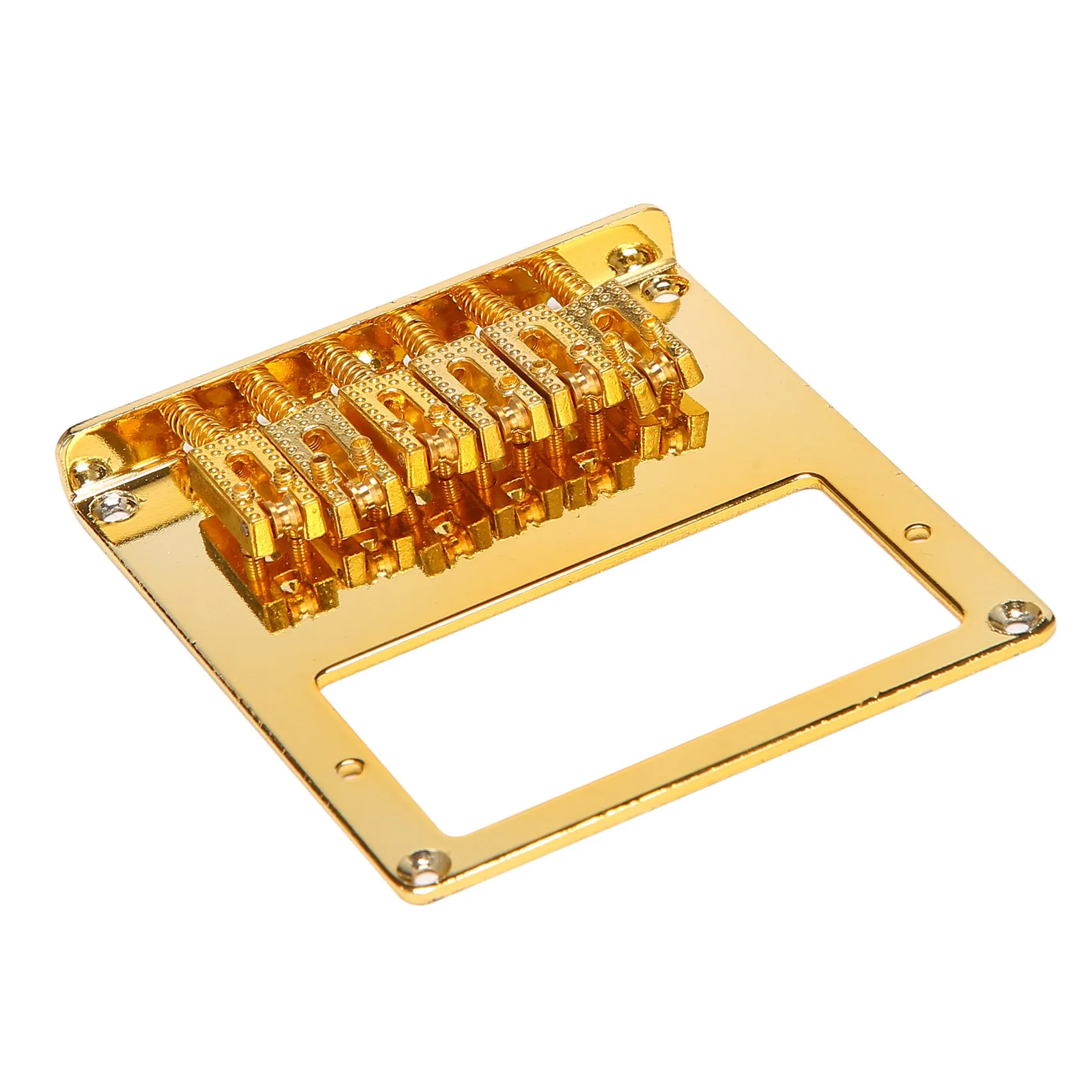 N17R 6-Rollen-Sattel 6-saitige Humbucker-Gitarrenbrücke für Tele-Gitarre (Gold)