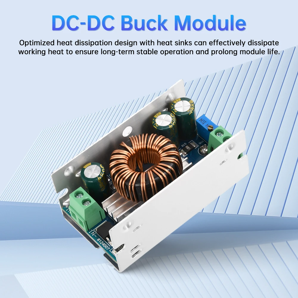 DC-DC 100W 6A Adjustable Step-Down Power Module DC90V72V36V24V to DC60V48V12 Synchronous Rectifier Buck Board