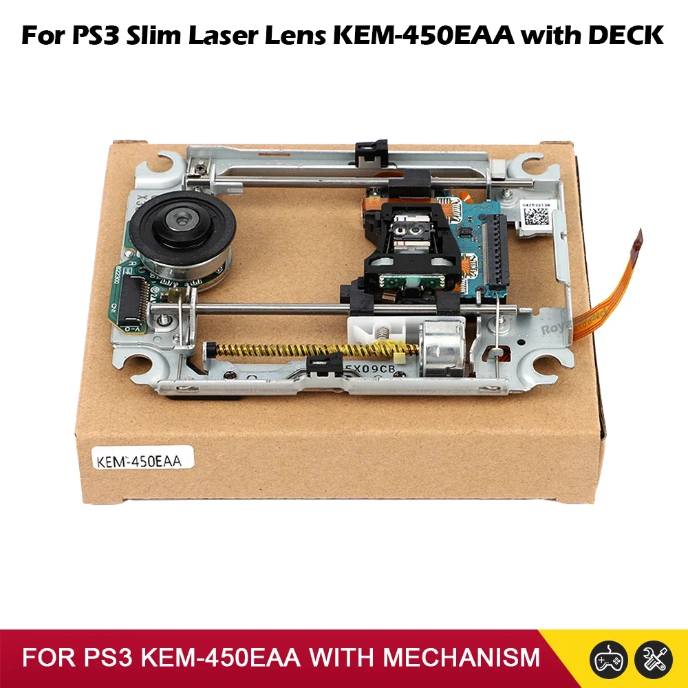 Replacement KEM-450EAA KEM 450EAA For PS3 Slim KEM-450EAA Laser Lens with Deck For Playstation3 PS3 Slim 160GB 320GB Console