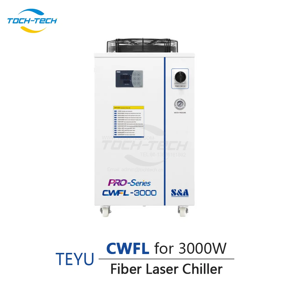 Cooling Capacity Water Cooled TEYU CWFL For 3000W 4000W 6000W Industrial Water Cooler Fiber Laser Chiller For Cutting Machine