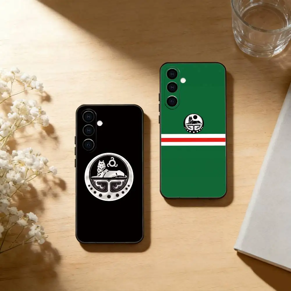 Chechen Coat Of Arms Phone Case For Samsung Galaxy A73,A72,A71,A70,A53,A52,A51,Soft Silicone Black Cover