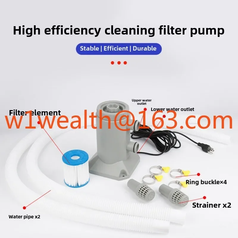 530GPH circulating filter pump, hydrotherapy massage pump, swimming pool filter pump, electric swimming pump