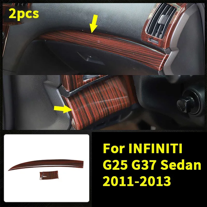 

2X крышка центральной приборной панели под дерево для INFINITI G25 G37 седан 2011-2013