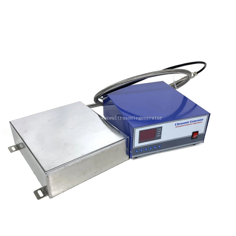 Customized Waterproof Ultrasonic Transducer 600w Box Bottom Type For Ultrasonic Industrial Cleaning Equipment