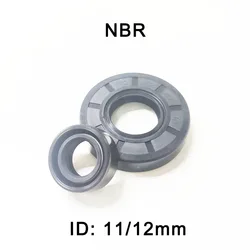 NBR Skeleton Oil Seal ID 12mm 11mm Rubber Shaft Oil Seal TG/TC-11/12*18/19/20/21/22/23/24/25/26/27/28/29/30/32/35*4/5/6/7/8/10mm