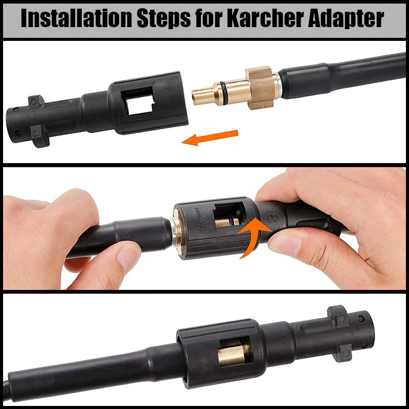 Sewer Drain Cleaning Hose Pipe Cleaner For Karcher Lavor Conversion Adapter Lavor Converted to Karcher Washer Sewer Jetter Kit