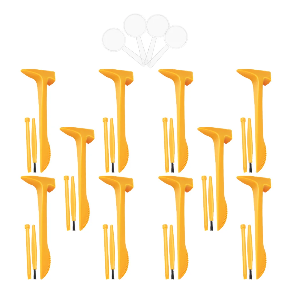 

Archaeological Excavation Tools Digging Dinosaur Toy Toolkit Boys Chisel Brush Pvc