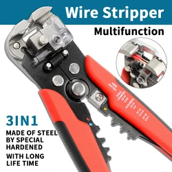 Professional Electrician Wire Tool Cable Wire Stripper Cutter Crimper Automatic Crimping Stripping Plier