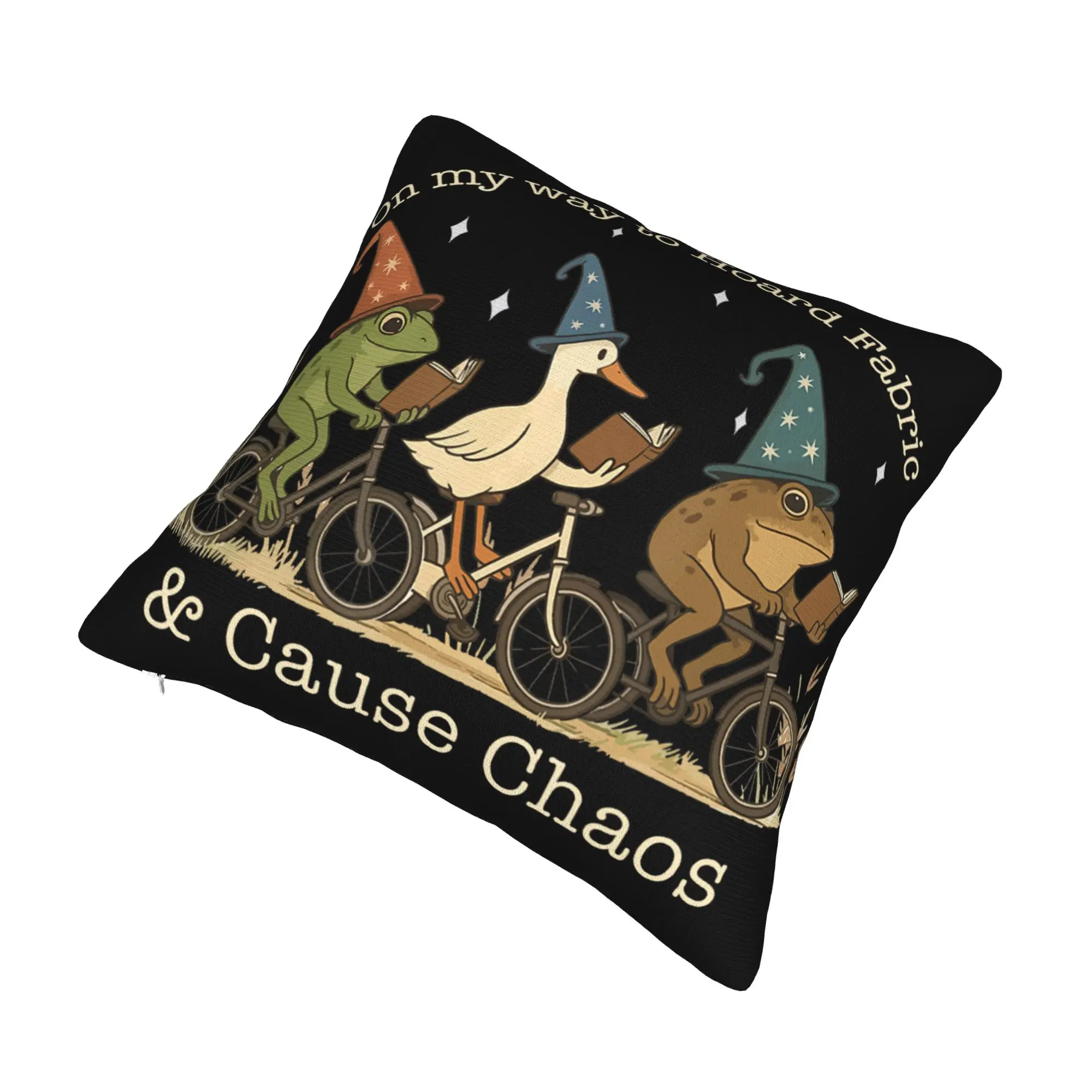 Decorative Pillowcases On My Way to Hoard Fabrics and Cause Chaos Home  Throw Pillow Case Cover Square Style Multiple Sizes