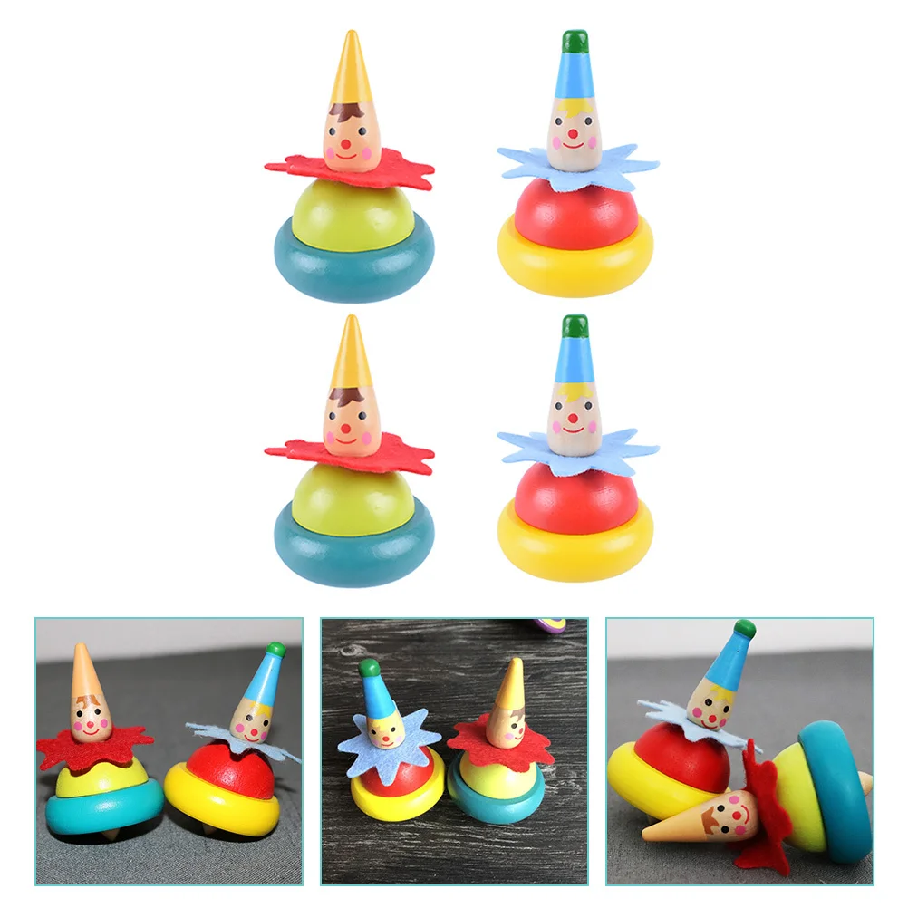 

4 шт. гироскоп деревянный творческий образовательный быстрый вращающийся интерактивный бытовой детский аксессуар забавные детские поставки