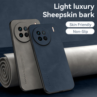 Magnetic Sheepskin Leather Case For VIVO X9 X9S X20 X50 X60 X70 Pro Plus X80 X90 X21 X23 X27 X30 Pro Luxury Matte Slim Back Case