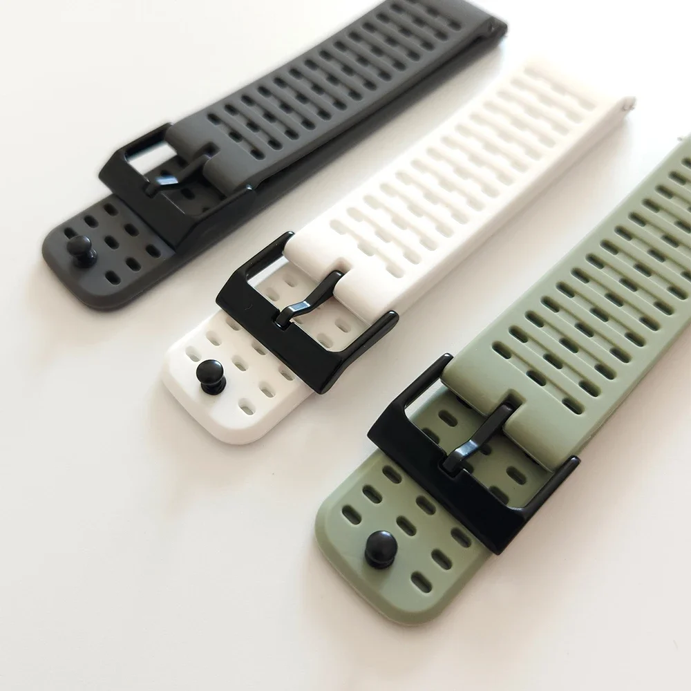 22mm Silicone Strap For Suunto Ocean / RACE S / Vertical Replacement Watch Band For Suunto 5 9 Peak Pro Wristband Accessories