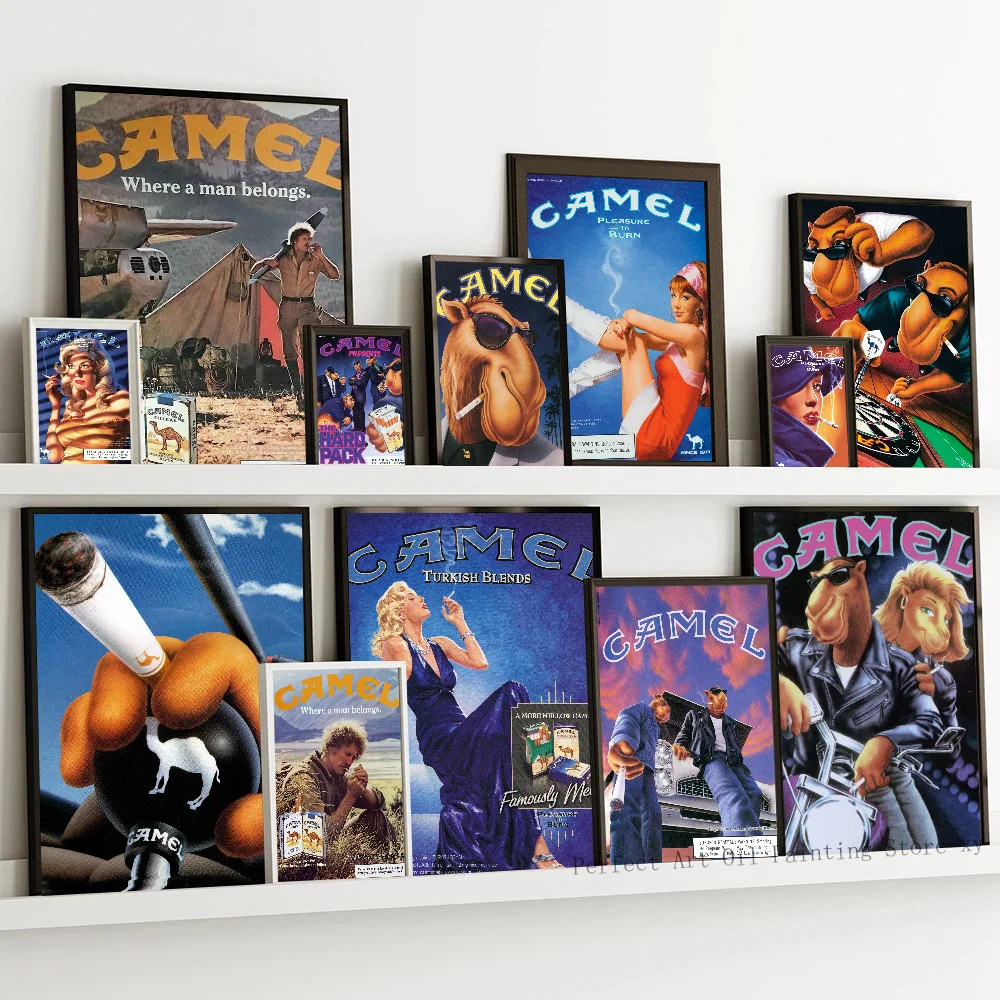 خمر الجمل السجائر المشارك ورقة الطباعة غرفة المعيشة المنزلي مدخل مطعم مقهى الفن اللوحة الديكور