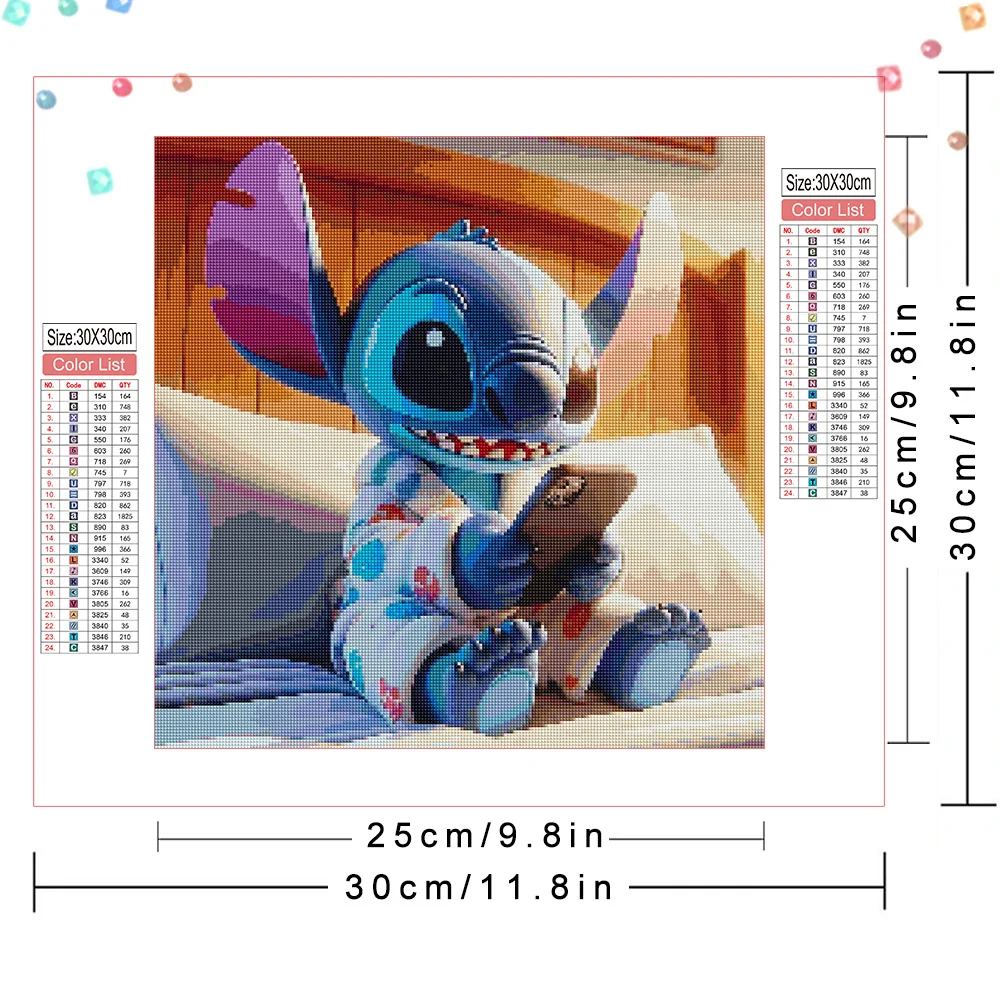 Disney Diamond Embroidery Stitch Picture Rhinestones New Arrival Painting Cartoon Mosaic Full Square Round Handicraft