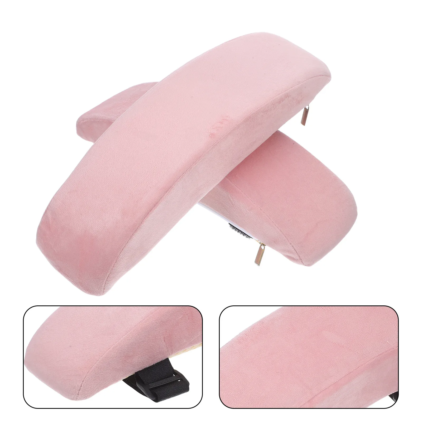 1Pair Office Chair Armrest Cushion Pad Ergonomic Height Increasing Arm Rest Pillow Soft Sponge Lint Pad Compatible with
