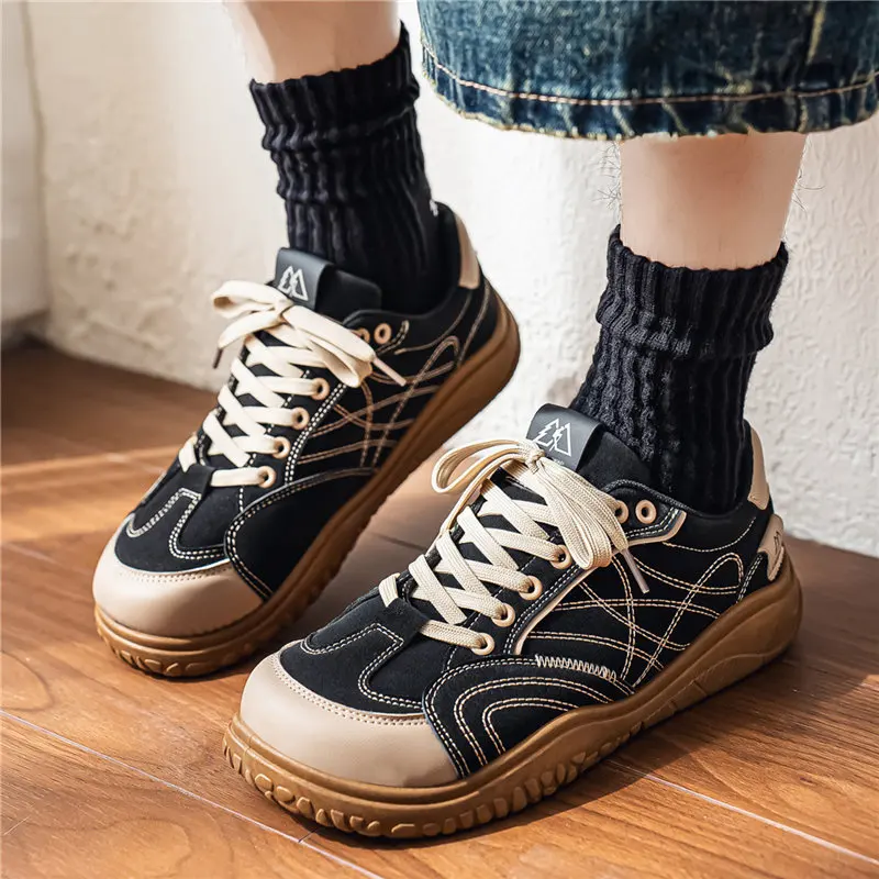 Fashion Wide Toe Men Casual Shoes Breathable Man Sneakers Comfortable Barefoot Walking Footwear Lightweight Jogging Sport Shoes