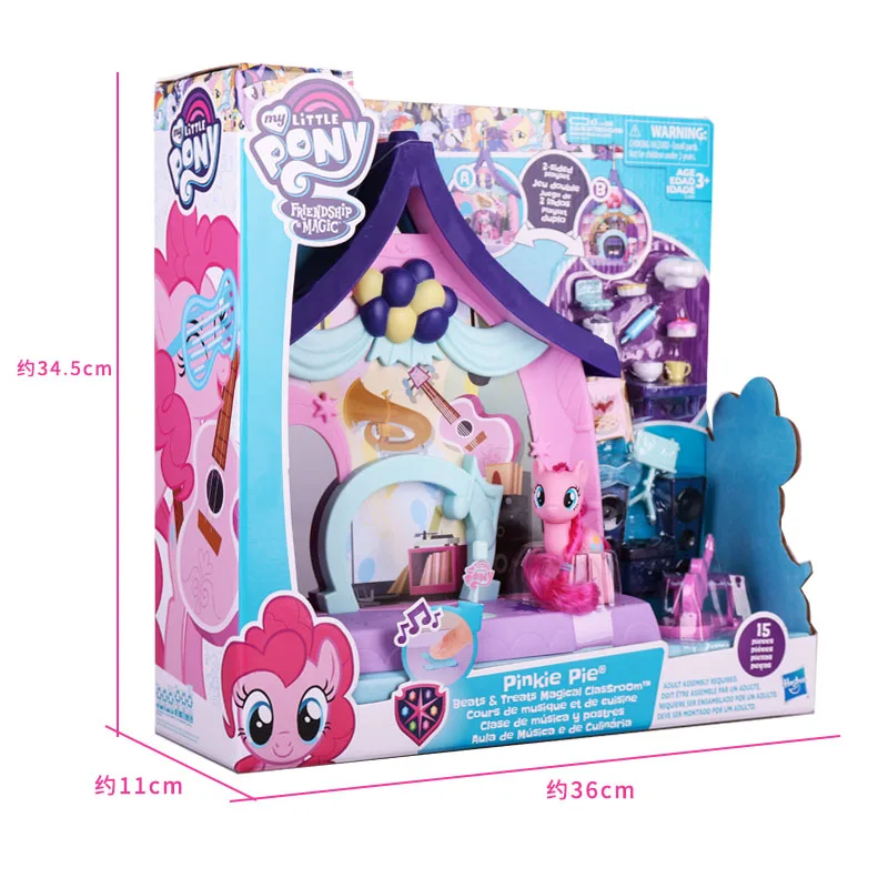 My Little Pony Pinkie Pie Figure Double Game Music Party Castle