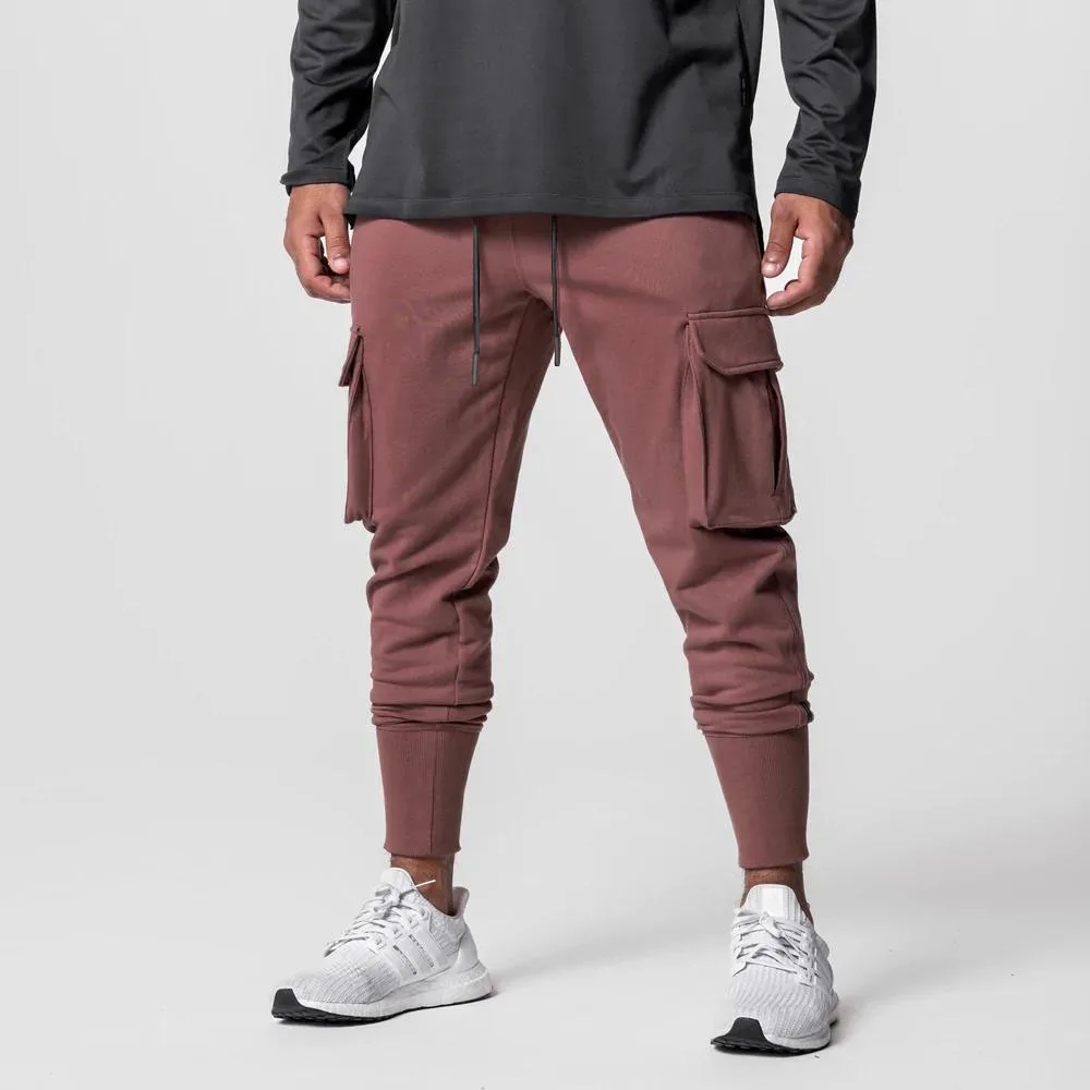 Pants Men Joggers Sweatpants 2022 Streetwear Trousers Fashion Printed Muscle Sports Multiple pockets