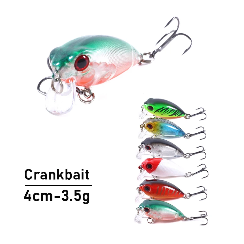 Leurre De Peche Mini Wobblers for Fishing Crankbait 4Cm-3.5G Artificial Bait Floating Wobbler for Carp Bass Fishing Tackle