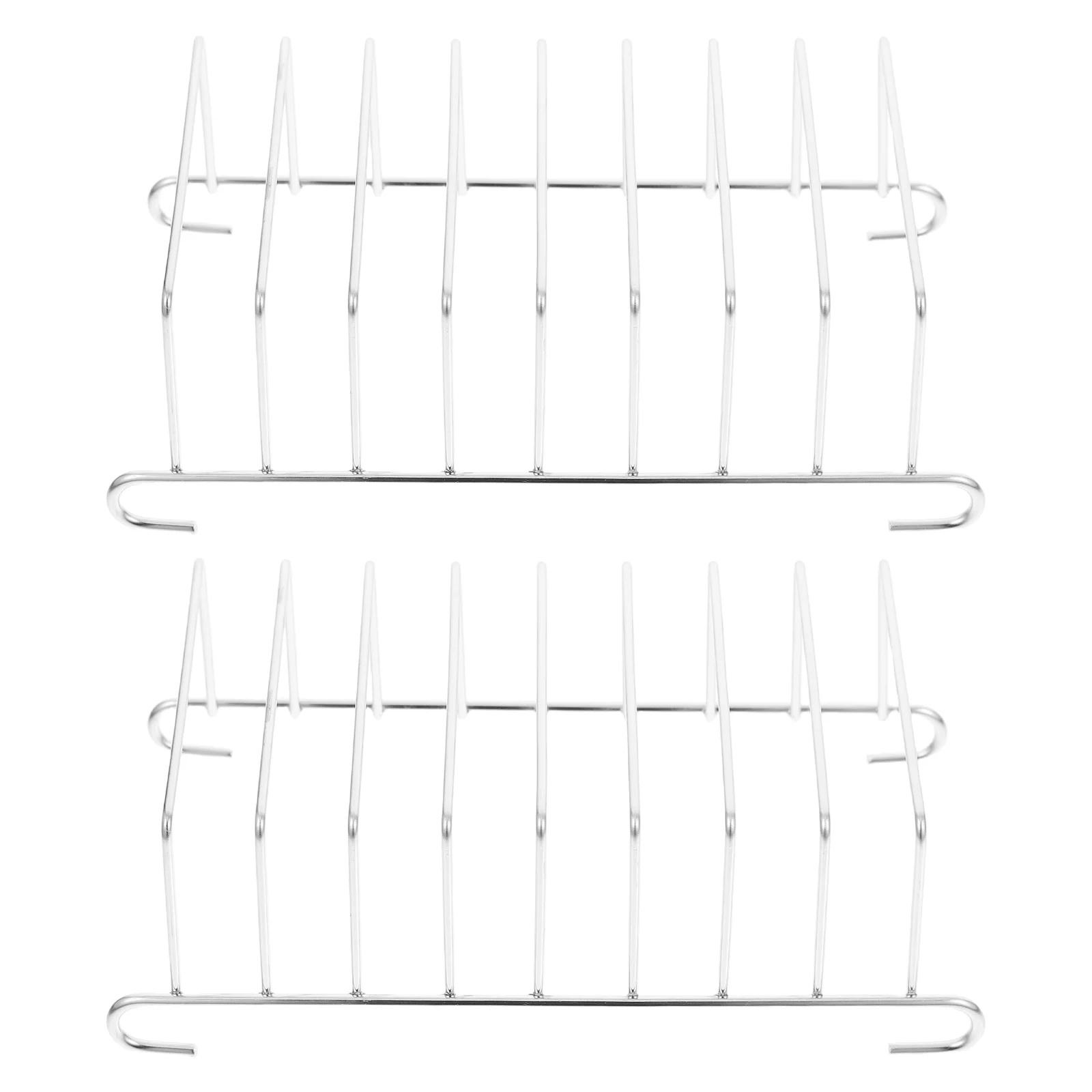 

2 Pcs Toast Stand Baking Supplies Bread Rack Air Fryer Spout Oven Holder Holders Stainless Steel Electric