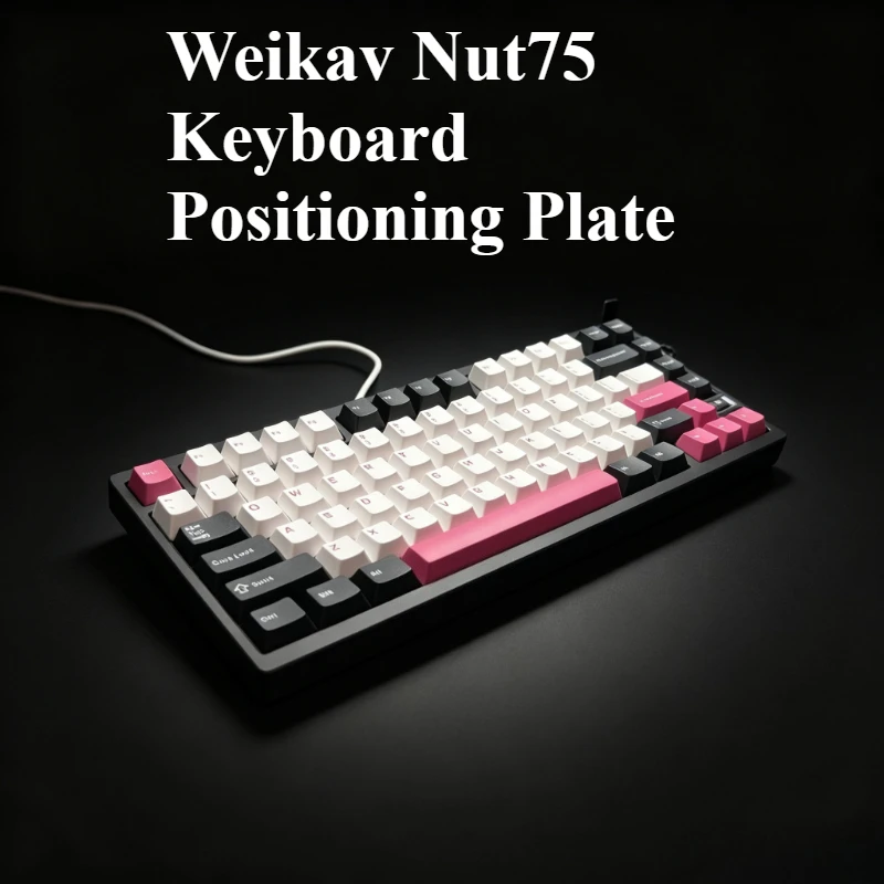 Weikav Nut75 Universal Horizontal slotting Board Custom PP PC POM FR4 Keyboard Positioning Plate Mechanical Keyboard Accessories