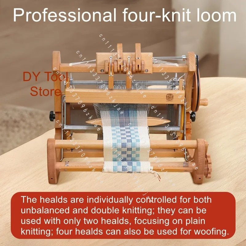 ZZ201 Household Tabletop Loom Simple Hand Knitting Small Loom Mini Adult Split Weaving