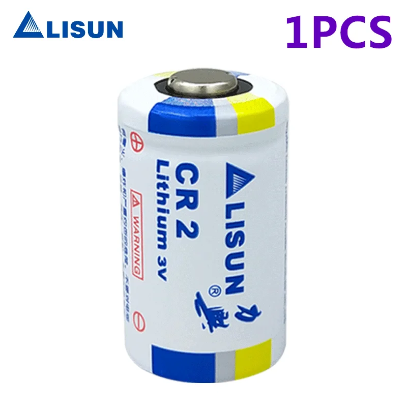 LISUN CR2 CR15H270 3V primary lithium battery for camera rangefinder sight pet trainer Disc brake lock