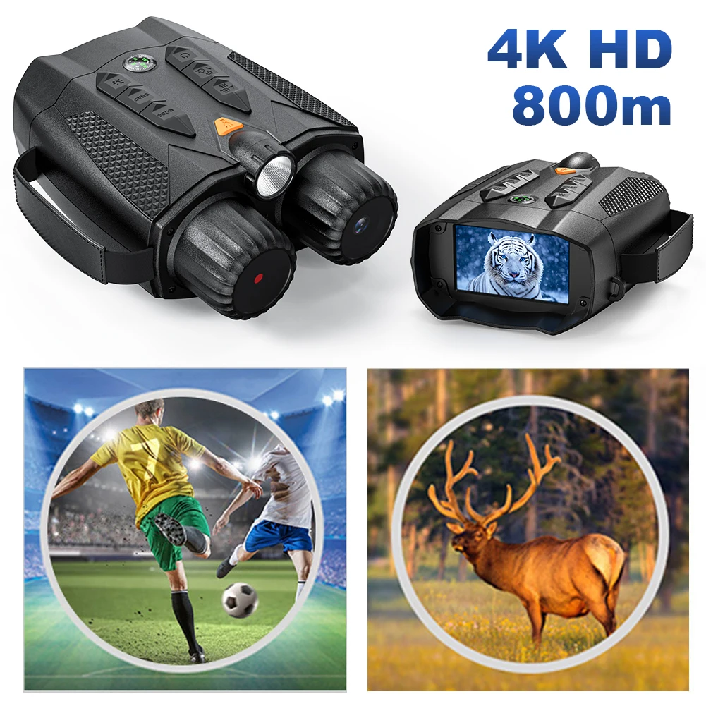 

Infrared Night Vision Goggles 10 X Digital Zoom Infrared Binoculars 3inch IPS Screen Night Vision IR Goggles for Outdoor Camping