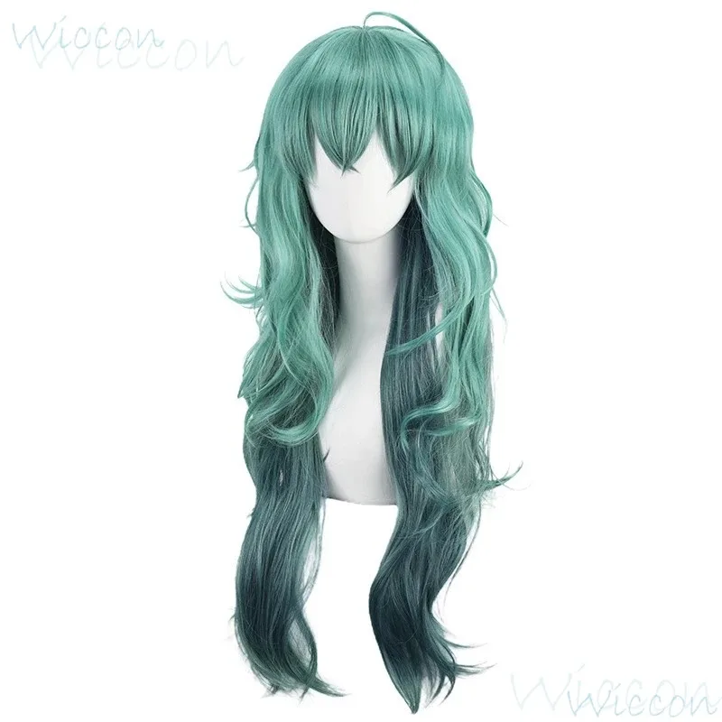 

Anime Yoshimura eto Cosplaying The one-eyed King Wigs Green Gradient color Long For Woman Man Hot Sale Party Hair Cosplay