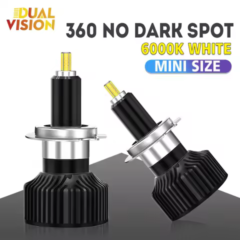 360 H7 Led Bulb Canbus H1 H8 H9 H11 Fog Lights 9006 Hb4 9005 Hb3 9012 Led Lamps 30000LM 300W 3D Auto 6000K Super Mini Diodes