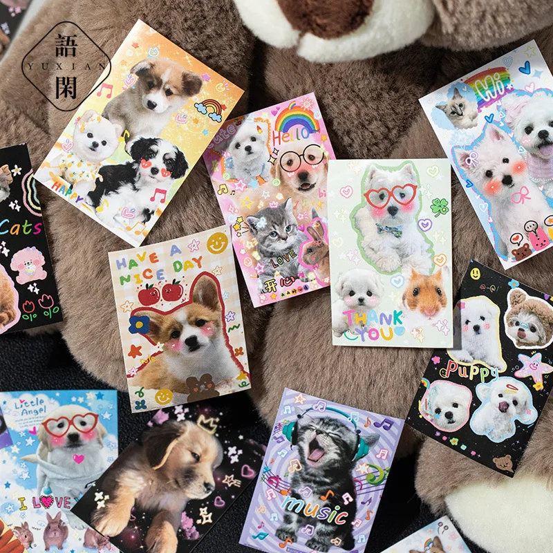 50 Sheets/piece Decorative Stickers Book Laptop Kpop Toplader Photocard Sticker Kids Gift Stationery