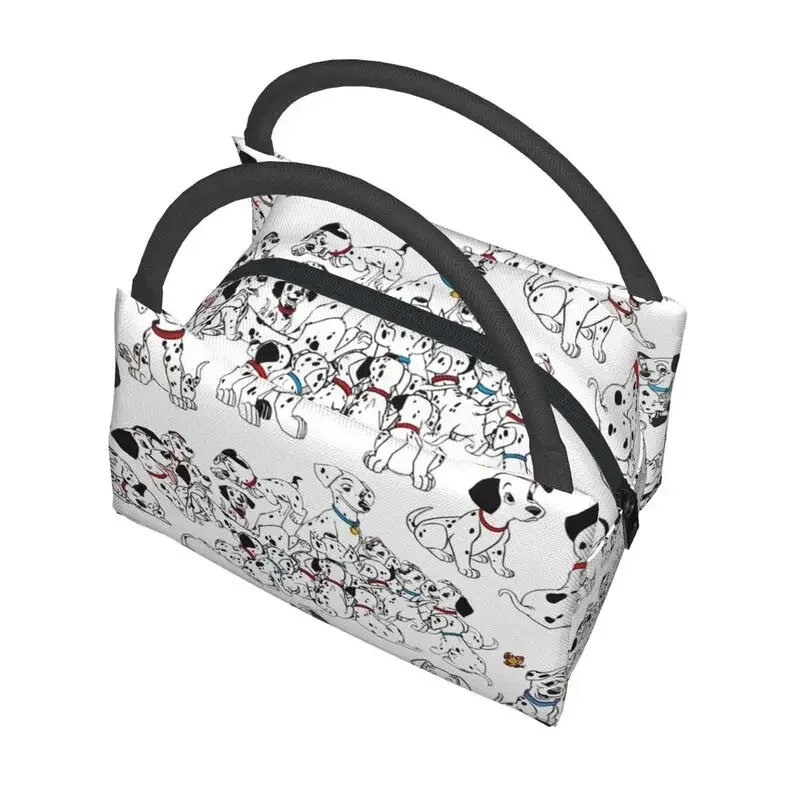 Custom Dalmatians Dog Lunch Bag Men Women Warm Cooler Insulated Lunch Boxes for Office Travel