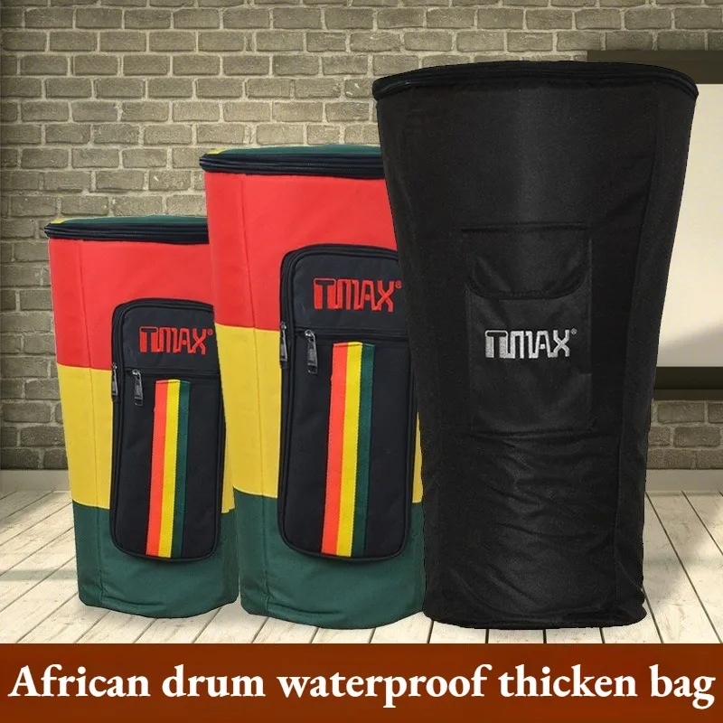 10 Inch African Drum Bag Thickened Rainproof Shockproof Shoulders Portable African Drum Package Musical Instrument Accessory