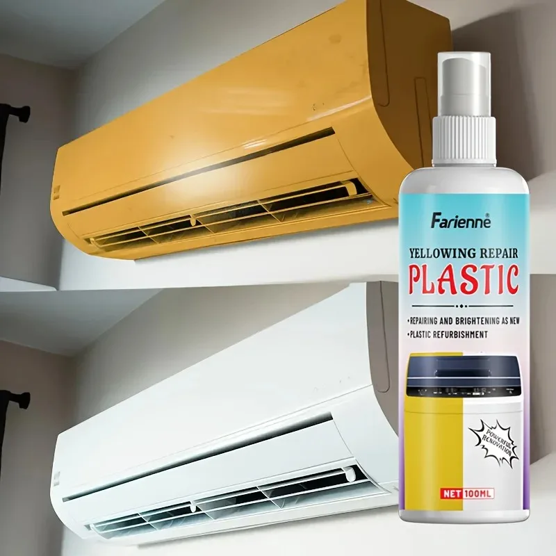 KJM 100Ml Plastic Surface Renovator - High Quality Polishing Spray - Whitening Artifact - Suitable for All Plastic Surfaces