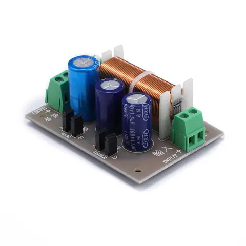 YLY-2088 2 Way Crossover Filters Module 400W Audio Speaker Frequency Divider Adjustable Full Range Treble Bass Welding Free