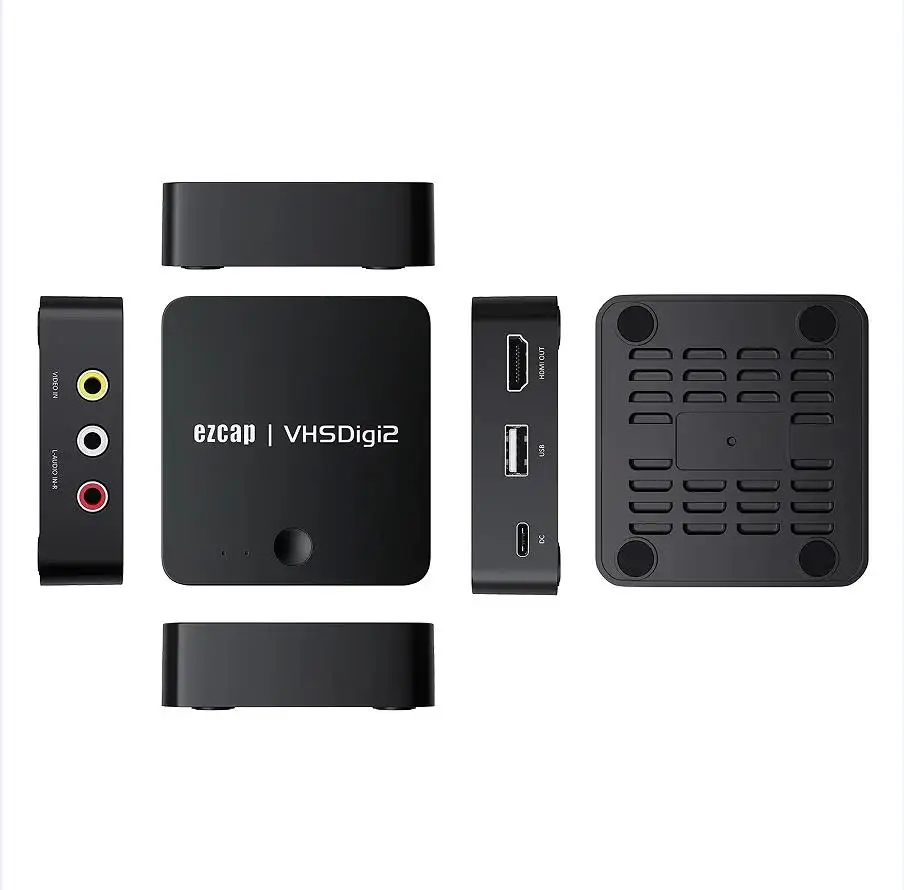 

Ezcap181p VHS Digitizer AV Recorder 1080p60hz Video Capture Card DVD Player TV Box Record To USB U Flash Disk , HDMI Loop To TV