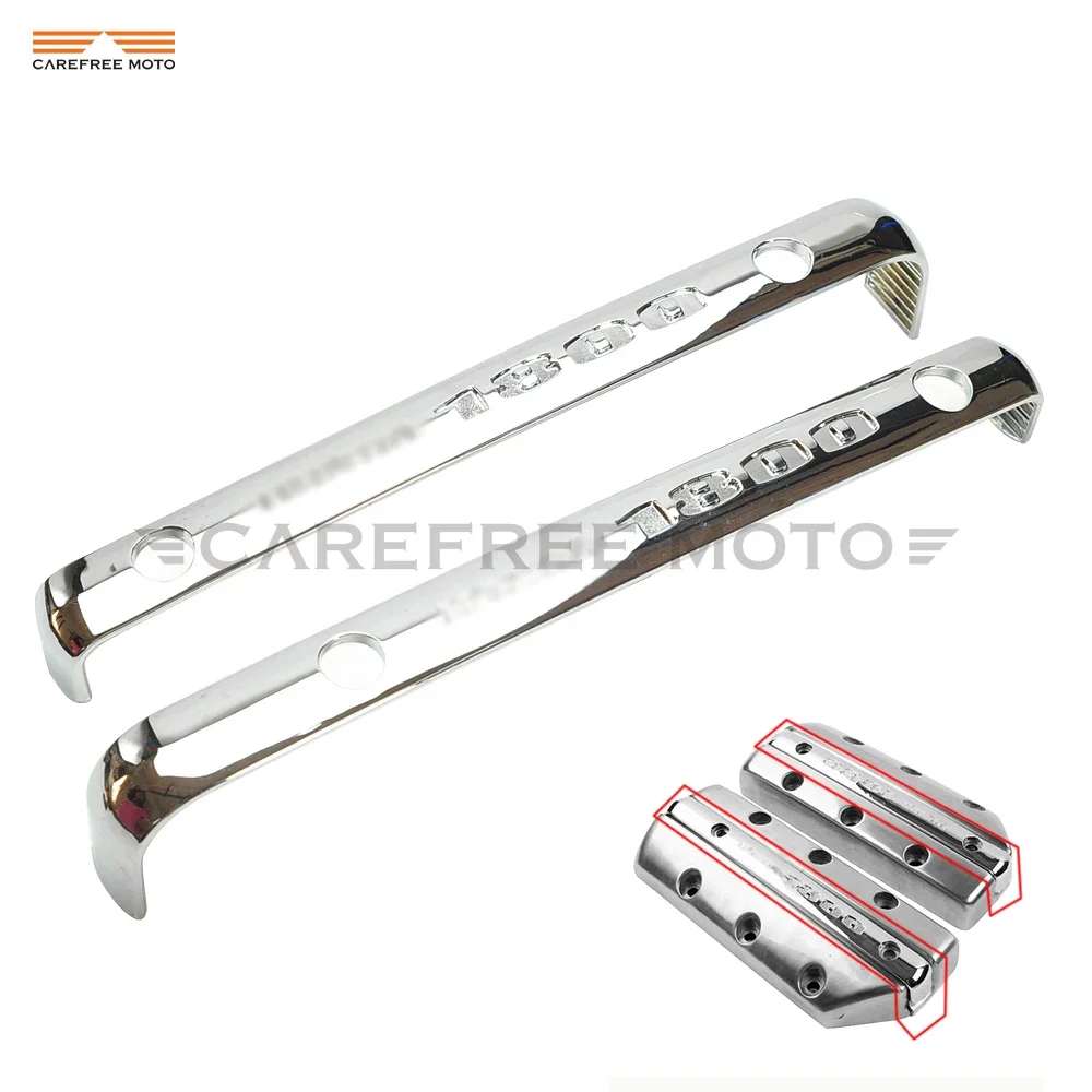 

Chrome Motorcycle Engine Spark Plug Cover Plate Moto Frame Decoration Shell case for Honda Goldwing GL1800 2001-2013