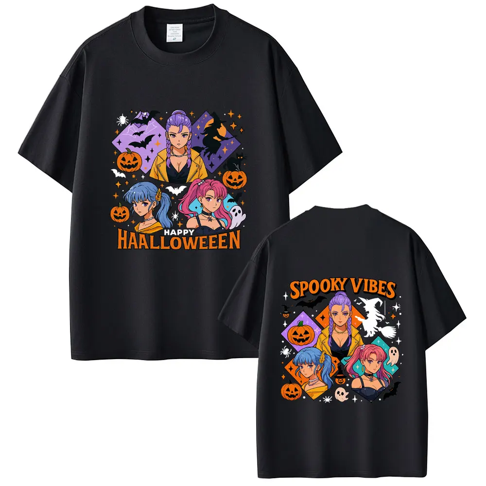 

Kpop Demon Hunters Rumi Mira Zoey Graphic T-shirt Unisex Casual Soft Cotton T Shirts Men Women Christmas Halloween Sytle Tshirt