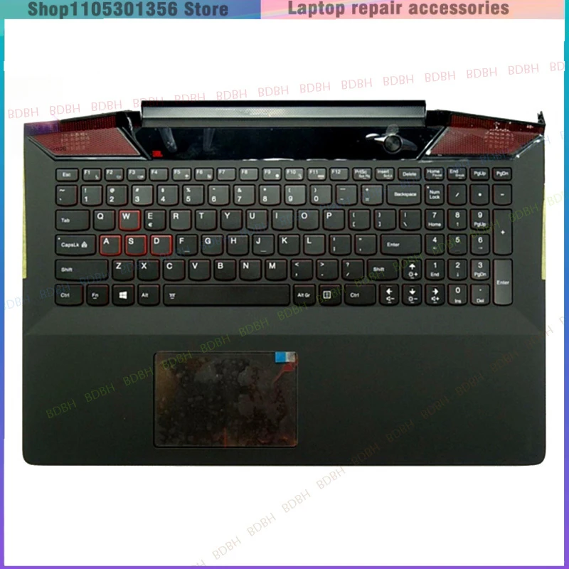 For Lenovo Y700-17ISK 17.3" Upper Case Palmrest Cover Keyboard Touchpad Backlit