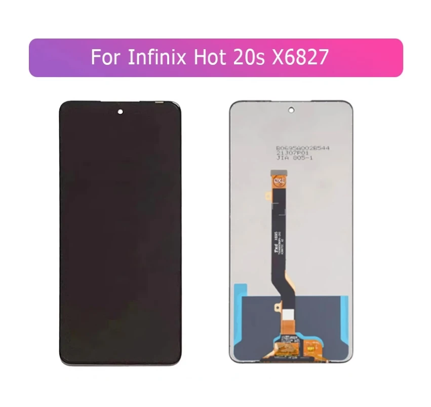 1Pcs For Infinix Hot 20 X6826/Hot 20i X665C / Hot 20S X6827 /Hot 20 Play X6825 LCD Display Touch Screen Digitizer Assemble