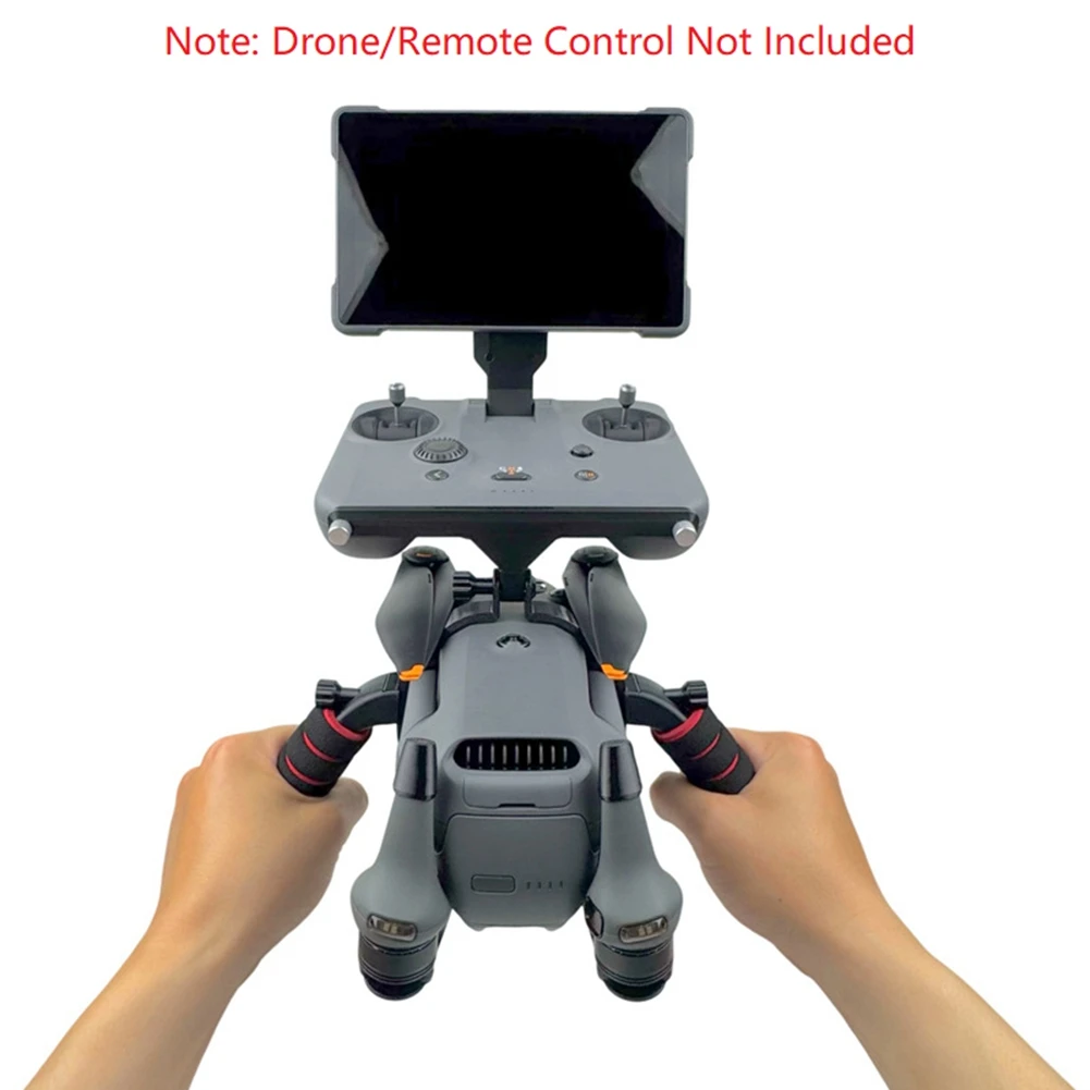 For DJI 4 Pro Dual Handle Handheld Gimbal Stabilizer Drone Repackage Expansion Bracket For DJI RC PRO 2 Parts